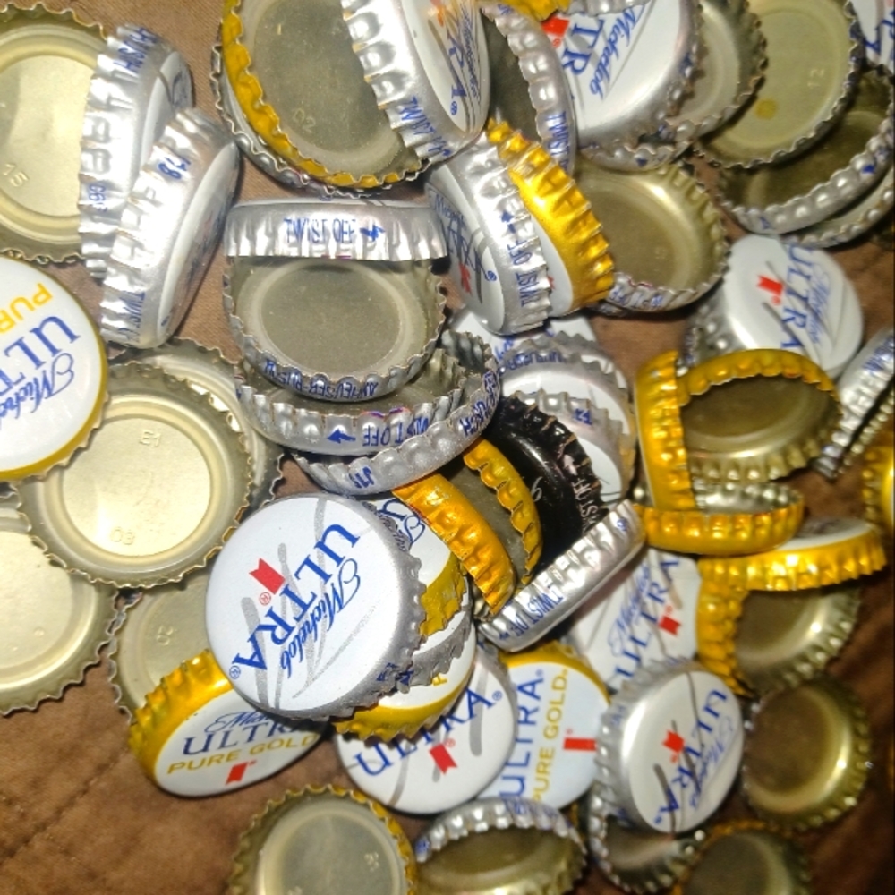 Bag Of 50 Michelob Beer Bottle Caps